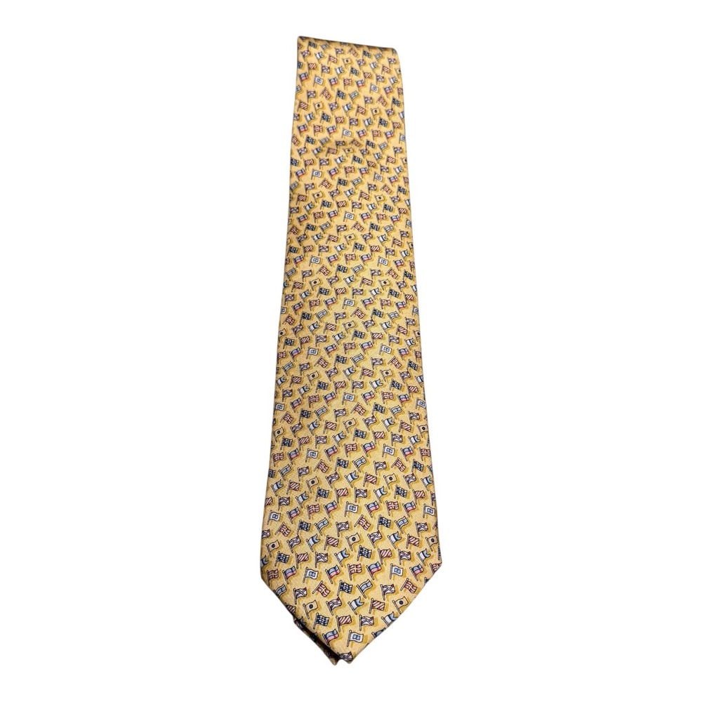 Vineyard Vines International Maritime‎ Signal Flags All Over Print Silk Tie Mens